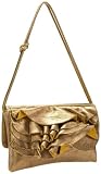 Susan Farber Juliet Small Shoulder Bag,Gold Metal,one size