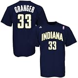 adidas Indiana Pacers #33 Danny Granger Navy Blue Player T-shirt
