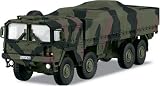 Marklin German Federal Army 10-Ton 8x8 Flatbed Truck with Tarp and Loading HO scale Crane