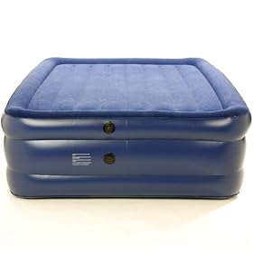 Smart Air Beds Deluxe Flock Top Raised Full Size Air Bed (Elevated 22" High)