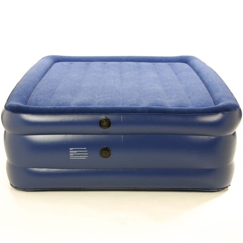 Smart Air Beds Deluxe Flock Top Raised Full Size Air Bed (Elevated 22 High)