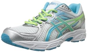 ASICS Women's Gel-Contend 2 Running Shoe,White/Turquoise/Sharp Green,8.5 M US