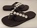Glossy Shinny Jewelry Thong Dress Flip-flops Sandals