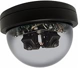 Clover Electronics DQ200 Ceiling Mounting Quad Dome Camera - Small (Black)