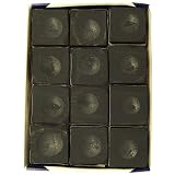Silver Cup Chalk, Black, 12-Piece Box