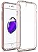 iPhone 7 Case, LK [Air Hybrid] Ultra Slim Shockproof [Crystal Clear] Back Protective Case + TPU Bumper Cover for Apple iPhone 7 (Rose Clear)