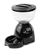 Petmate Le Bistro Portion-Control Automatic Pet Feeder, 5-Pound Capacity, Black