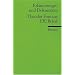 Erl�uterungen und Dokumente zu Theodor Fontane: Effi Briest