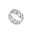 Chunky Celtic Braided Ring Sterling Silver Ring