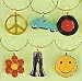 Flower Power Wine Glass Charms Evoke the 60's - from Wine Things Unlimited