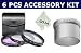 52mm Super Filter Kit (UV, Polarizing, Fluorescent) for CANON POWERSHOT A570 A590 IS + Lens Adapter Tube + 1 Ultra Fine Goja Microfiber Cleaning Cloth
