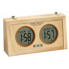 Gard� 4669 - Schachuhr, digital, im Holzgeh�use