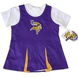 Minnesota Vikings NFL Short Sleeve Cheerleader Halloween Costume 3T