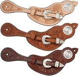 Royal King Floral Tooled Spur Straps