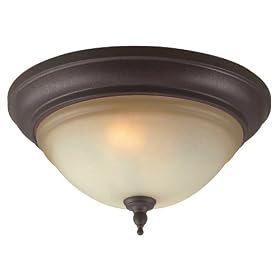 World Imports Lighting 2640-24 Fluorescent Olympus Tradition 2-Light Flush Mount Fixture,... by World Imports