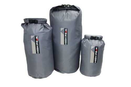 High Peak Sac étanche Gris 40 x 18 cm S