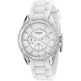 Fossil Riley White Silicone Multifunction Watch