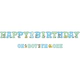 Amscan Disney Mickey Mouse 1st Birthday Jumbo Letter Banner Kit