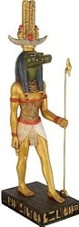 Sobek Egyptian God of Water Statue - Large