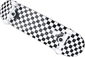 Checkered Skateboard Komplettboard Checkered White/Black 7.5 - Complete Skateboard Board Deck Decks