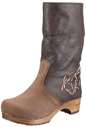 Sanita Wood-Bark Boot 456499-55, Damen Boots, Braun (Dark Brown 55), EU 41