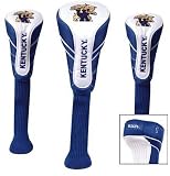 NCAA Kentucky Wildcats Golf Set of Three Nylon Headcovers