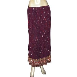 Fashion Crinkled Skirts Wrap Girls Comfortable Clothing In India Size 14 (skt424b)
