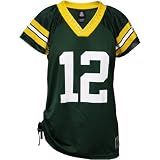 Reebok Green Bay Packers Aaron Rodgers Women's Field Flirt Fashion Jersey Large