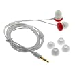 GTMax Universal Stereo Candy Soft Gel Headset 3.5mm - Red for Microsoft Zune 120GB, Zune 16GB, Zune 80GB, Zune 4GB 8GB, Zune 30GB, Zune HD 16GB 32GB