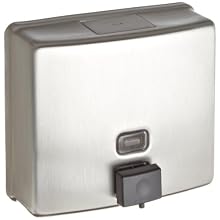 Bobrick B-4112 40-fl oz Capacity, Contura Series Surface-Mounted Soap Dispenser