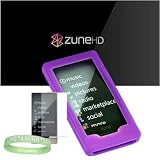 Microsoft Zune HD 16GB, 32GB & Microsoft Zune HD Accessories bundle containing: Premium **PURPLE** Silicon Skin Case Cover + Microsoft Zune HD Screen Protector + Live*Laugh*Love Silicone Wrist Band!!!