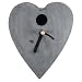 Polystone Heart Shaped Bird House 10 inches