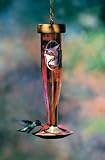  : Schrodt Designs HBLR-E Ruby Etched Hummingbird Feeder