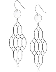 ELLE Jewelry Latitude Sterling Silver Drop Earrings