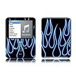 Blue Neon Flames Design Protective Decal Skin Sticker for Apple iPod nano 3G (3rd Generation) 4GB/ 8GB Player