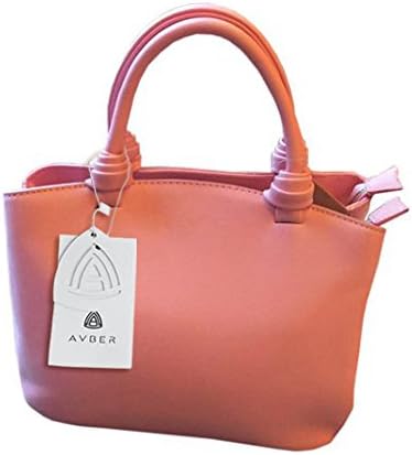 Avber Large Womens Concise Western Candy Style Quilted Handbag Sholder Bag Crossbod Bag Pink