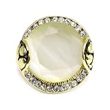 Circle Gemstone Ring; 1