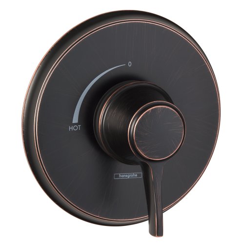 Hansgrohe 15404921 Metris C Pressure Balance Trim, Rubbed Bronze