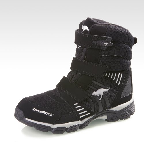 Kangaroos Stiefel, Groesse 28, schwarz