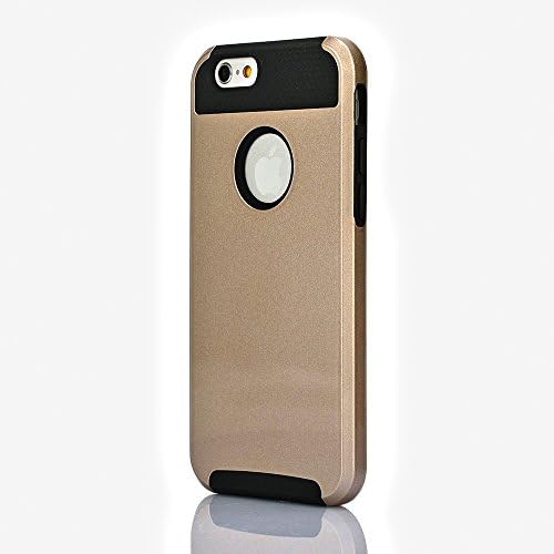 Gold Hybrid Shockproof Hard Rugged Heavy Duty Case for Apple Iphone 6