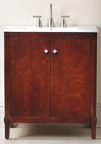 Ryan Vanity 35Hx31W DARK WALNUT