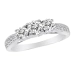 14K White