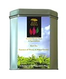 Eden Grove Red Tea Peony White Orchid, 24-count Pyramid Tea Bags, 1.7-Ounce Tins (Pack of 3)