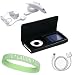 5-1 Bundle For ipod 4th generation includes Brand New: Black Wallet Carrying Case + Home/travle Charger + Car Charger + USB Data Sync Cable + Live*Laugh*Love Wrist Band!!!