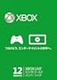 Xbox Live 12���� �S�[���h �����o�[�V�b�v �J�[�h�y�v���y�C�h�J�[�h�z
