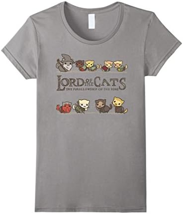 Women's The Furrlowship Of The Ring T-Shirt Small Slate