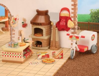Childrens Toyshop  Toys : Sylvanian Families - Pizza  Parlour