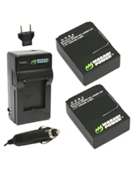 Photography: Wasabi Power Battery (2-Pack) and New Charger for GoPro HD HERO3+, HERO3 and GoPro AHDBT-201, AHDBT-301, AHDBT-302 - Wasabi Power