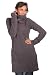Bench Damen Fleece Kurzmantel FLEECE ZIP THROUGH FUNNEL NECK