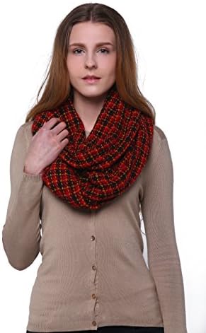 Scarfand's Mixed Infinity Brick Scarf (Checker Red)